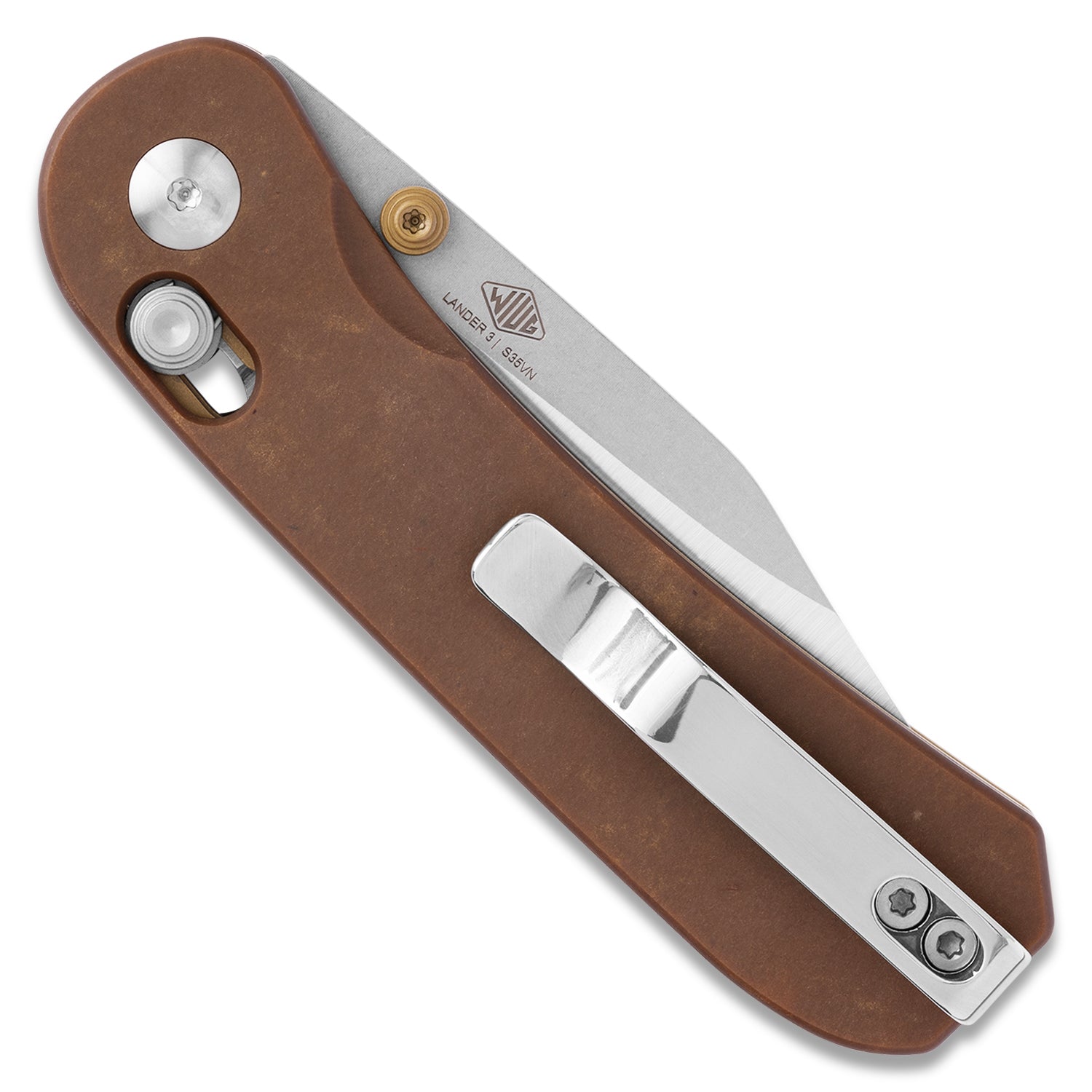 Lander 3 Pocket Knife - Clip Point - S35VN