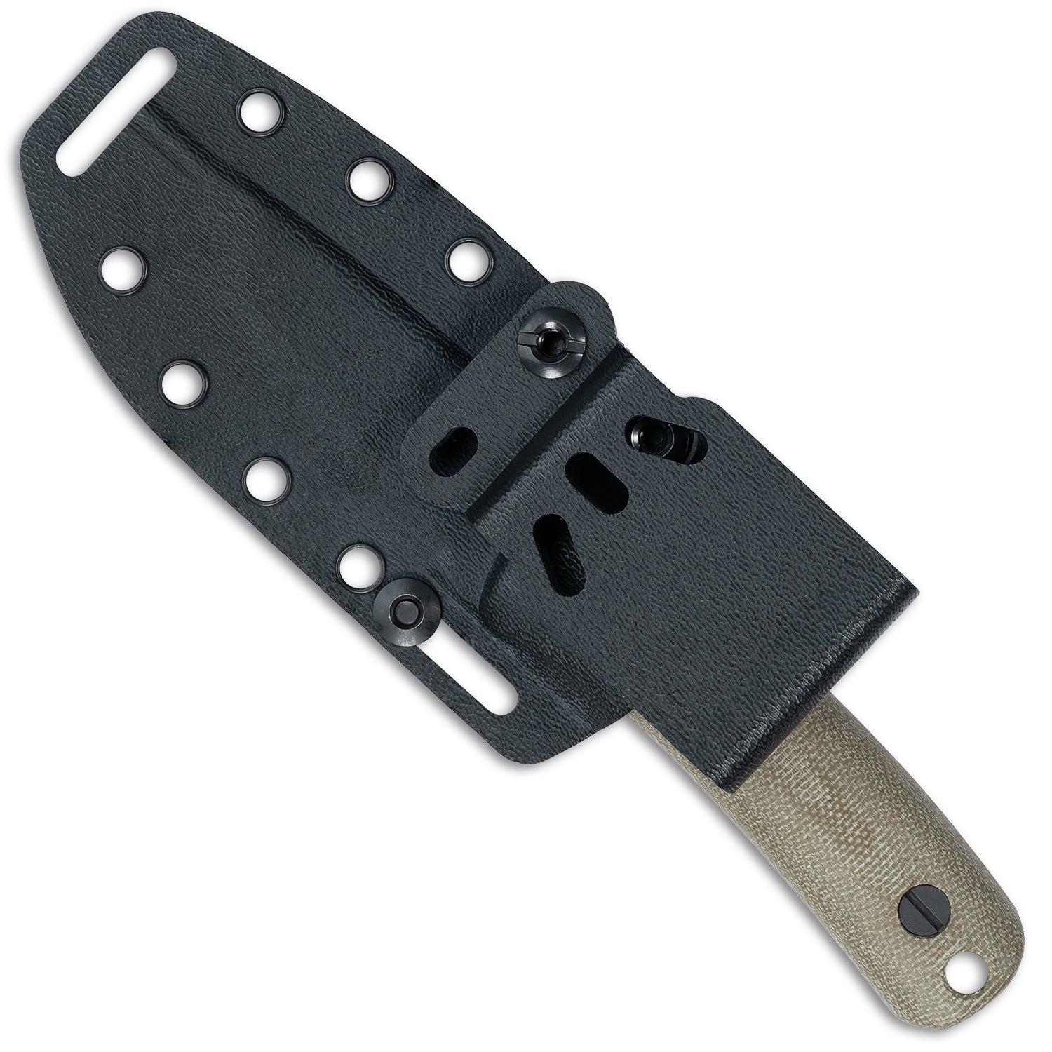 Lulu - Fixed Blade Knife - Black MagnaCut