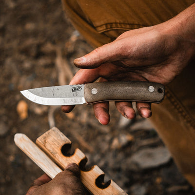 Lulu - Fixed Blade Knife - MagnaCut - Micarta Handles