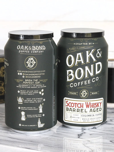 Scotch Whisky and Espresso Bourbon Barrel Aged Coffee Box