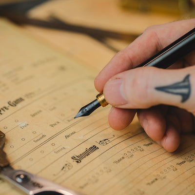 Jeremy Siers x Big Idea Design Titanium Fountain EDC Pen – Black & Gold