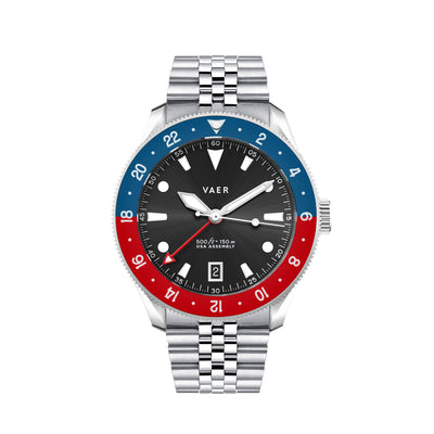 G2 Meridian Navy/Red GMT - 39mm USA