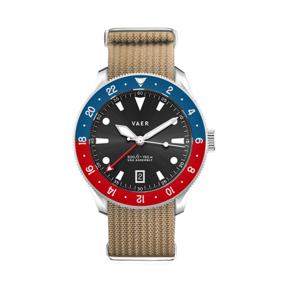 G2 Meridian Navy/Red GMT - 39mm USA