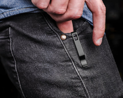Lander 1 Pocket Knife - Blue G10 - D2
