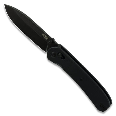 Lander 2 Pocket Knife - Black G10 - Clutch Lock