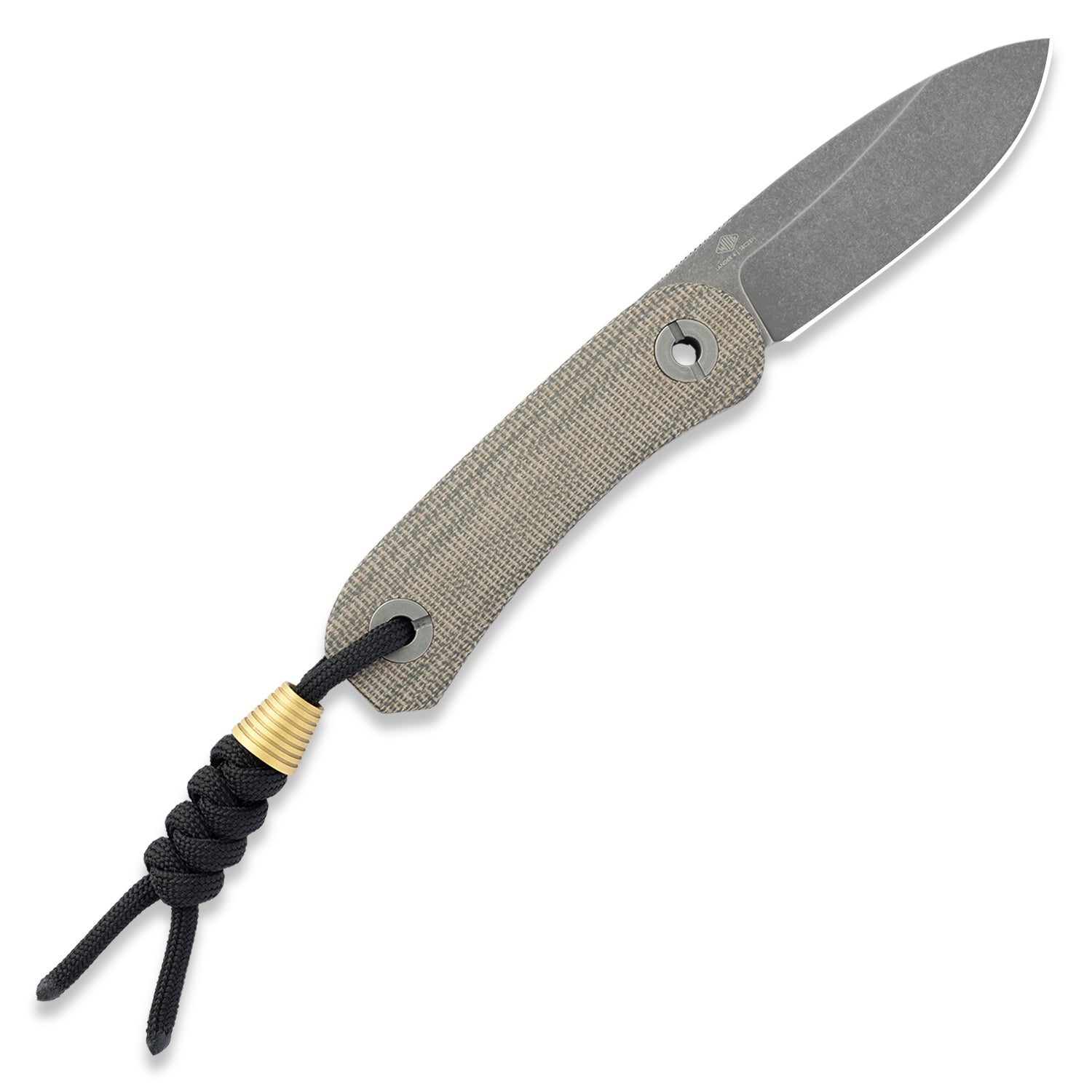 Lander 4 Fixed Blade Knife - Moondust Micarta