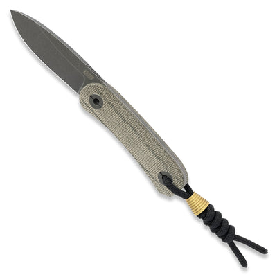 Lander 4 Fixed Blade Knife - Moondust Micarta