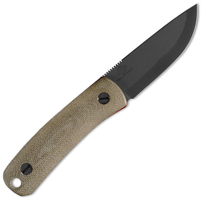 Lulu - Fixed Blade Knife - Black MagnaCut