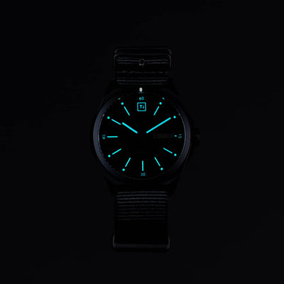 Ti Field Watch / Solar Driven / Black
