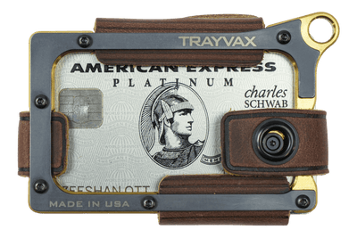 Contour Wallet - Brass Mississippi Mud