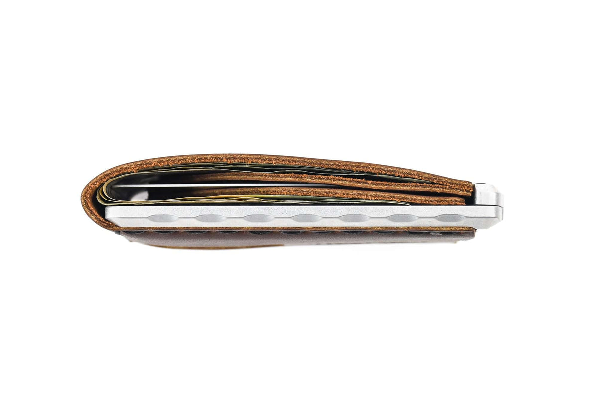 Venture Billfold - Raw Tumbled / Frontier Brown